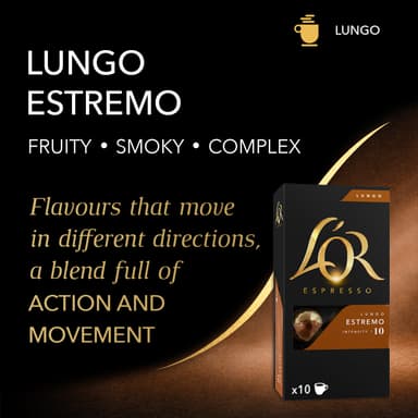 L'Or Lungo Estremo kaffekapsler (10-pk)