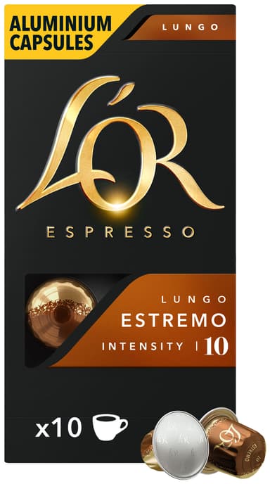 L'Or Lungo Estremo kaffekapsler (10-pk)