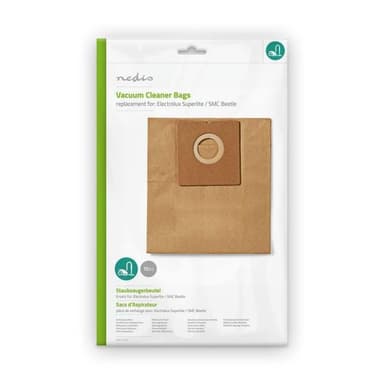Nedis Støvsugepose- | 10 stk. | Papir | Mest solgt for: Electrolux | Brun