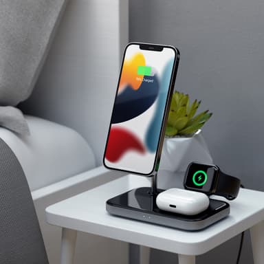 Satechi Magnetic 3-i-1 trådløst ladestativ