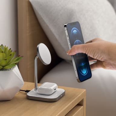 Satechi Magnetic 2-i-1 trådløst ladestativ
