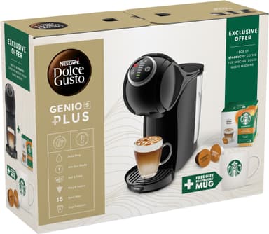 Nescafé Dolce Gusto Genio S Plus kapselmaskin Starbucks-samlepakke
