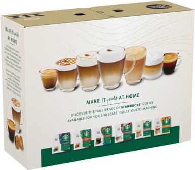 Nescafé Dolce Gusto Genio S Plus kapselmaskin Starbucks-samlepakke