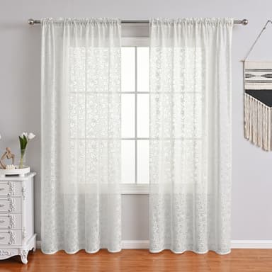 Jacquard blomstergardiner 2-pack