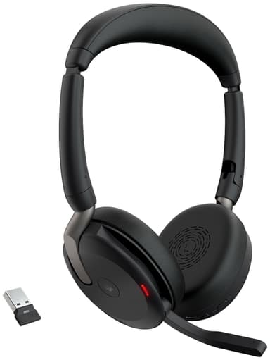Jabra Evolve2 65 Flex USB-A hodetelefoner (MS Teams-utgave)