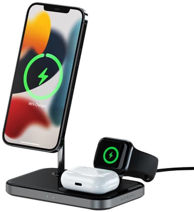 Satechi Magnetic 3-i-1 trådløst ladestativ