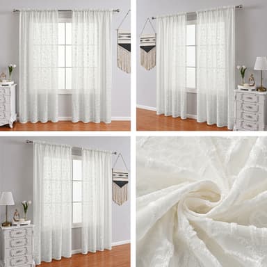 Jacquard blomstergardiner 2-pack
