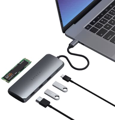 Satechi Hybrid SSD USB-C hub