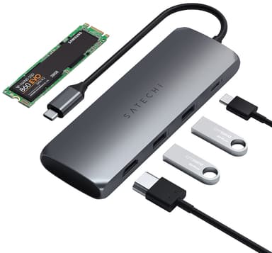 Satechi Hybrid SSD USB-C hub