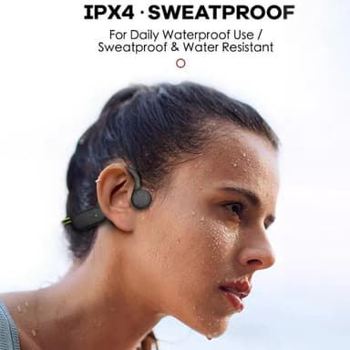 Bluetooth 5.2 sporthörlurar med bygel
