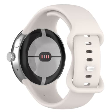INF Klokkebånd silikon Hvit Google Pixel Watch