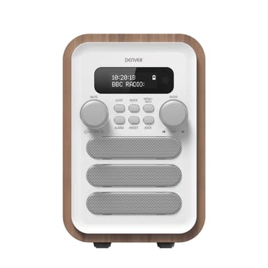 Denver FM/DAB+ Radio Bluetooth Tre/Hvit