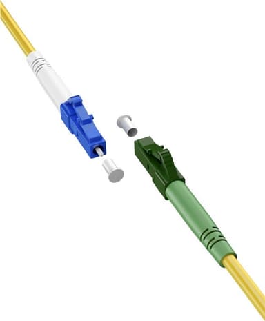 Goobay Fiberoptisk kabel (FTTH), Singlemode (OS2) Gul, Gul (Simplex), 2 m