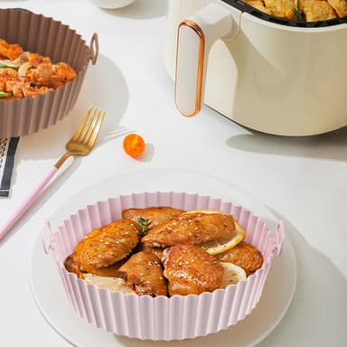 Air Fryer silikonbolle Rosa 3.6-7.2 l