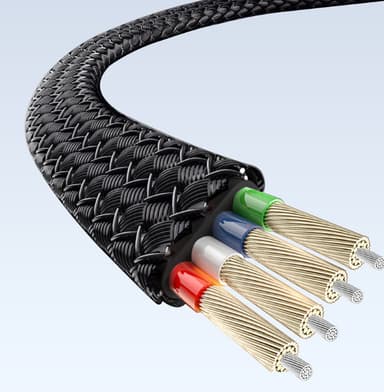 Type C til 3,5 mm hodetelefonadapter Sort 13.5 cm