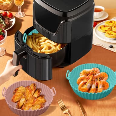 Air Fryer silikonbolle Turkis 3.6-7.2 l