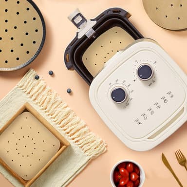 Air Fryer engangs, papirfôr non-stick 200-pakning Natur 19 cm