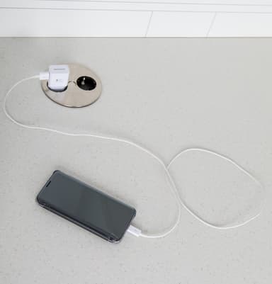 Epoq Twist stikkontakt (stål)