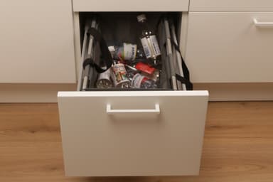 Epoq Resirkuleringspose 40 (grå tekstil)