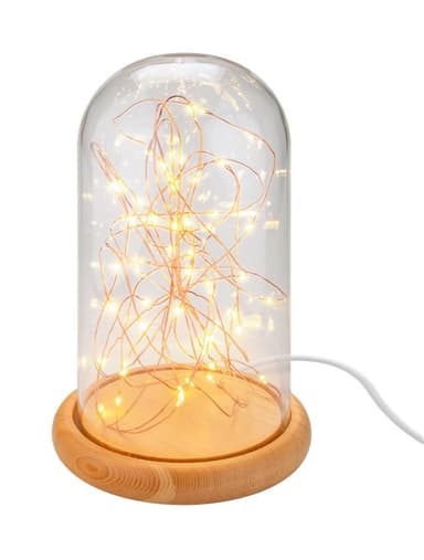 Goobay Glasskuppel med mikro LED mikrolysløkke