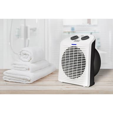 BLACK+DECKER Varmevifte 2000W IP21 Hvit