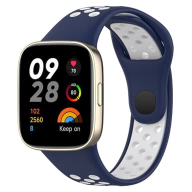 Klokkerem silikon Mørke blå Redmi Watch 3 / Redmi Watch 3 Lite