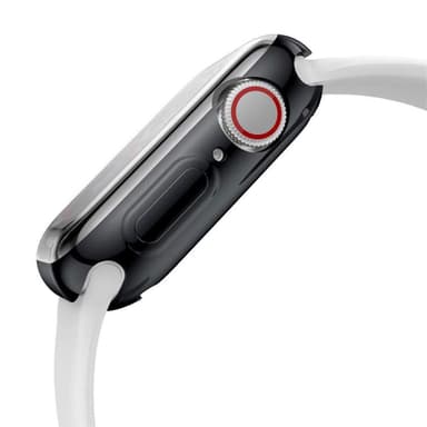 Apple Watch 7-deksel med skjermbeskytter 45 mm TPU Svart