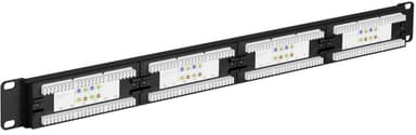 Goobay CAT 6 19 tommer (48,3 cm) patchpanel, 24 porter