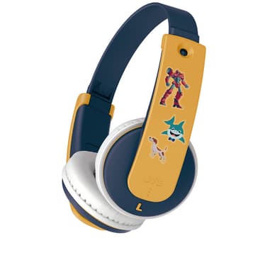 Hodetelefon KD10 On-Ear Trådløs 85dB Gul/Blå