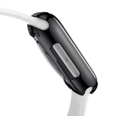 Apple Watch 7-deksel med skjermbeskytter 45 mm TPU Svart