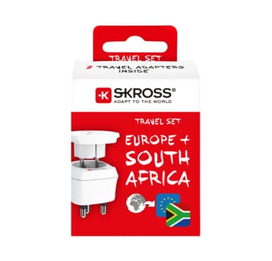 SKROSS Elektrisk adapter Sør-Afrika / Europa