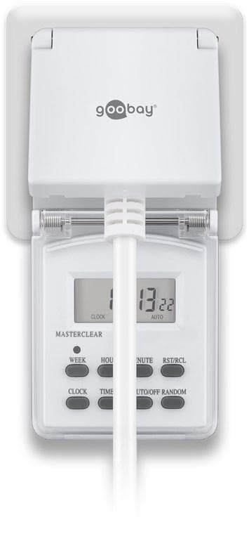 Goobay Sett med 2, digital timer IP44