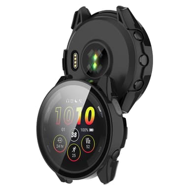 Smart klokkedeksel med skjermbeskytter Sort Garmin Forerunner 265S
