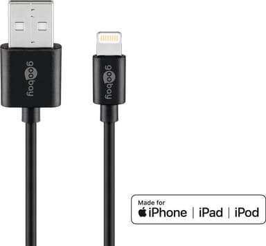 Lightning USB-lade- og synkroniseringskabel