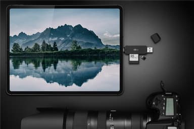 Goobay USB 3.0 - USB-C ™ 2-i-1 kortleser