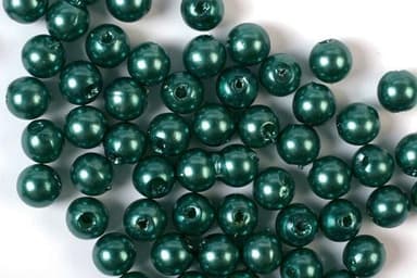 Plastpärlor 3mm 500g, Grön