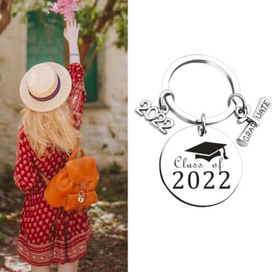 INF Nøkkelring med merke ""Class of 2022"" for grad