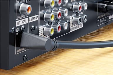 Goobay Vinklet Toslink -kabel og roterbar13160