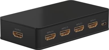 Goobay Manuell HDMI™-svitsj 4 til 1 (4K   60 Hz)