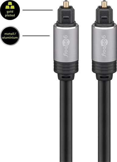 Goobay Toslink digital lydtilkoblingskabel