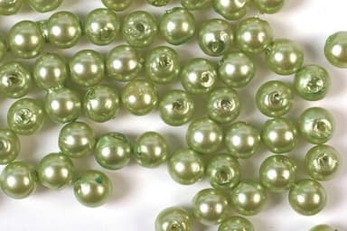 Plastpärlor 3mm 500g, Lime