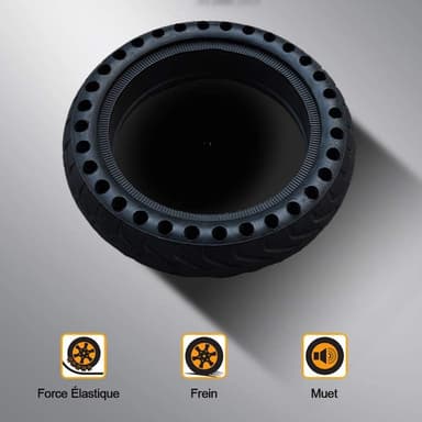 Punkteringsfritt dekk for Xiaomi elektrisk scooter 2-pakning