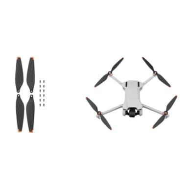 Erstatningsdronepropeller støysvak lettvekt 2 par Oransje DJI Mini 3