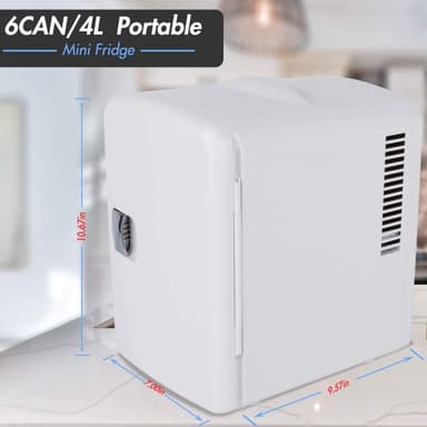 Denver Minikjøleskap / varmeapparat 4Liter 220V + 12V adapter