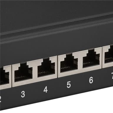 Goobay CAT 6 10 tommers (25,4 cm) patchpanel, 12 porter