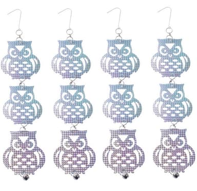 Reflekterende fugleskremsel i form av ugler 4 Pack