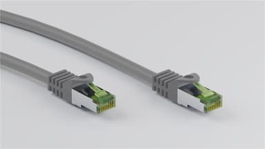 Goobay GHMT-sertifisert CAT 8.1 patchkabel, S/FTP (PiMF), grå