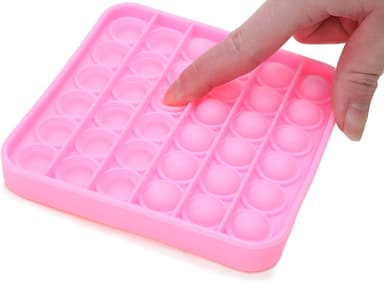 INF Pop it Fidget toy square Rosa