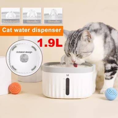 INF Vannfontene for katter 1,9 liter ABS Hvit