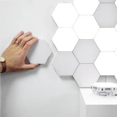 Hexagon veggbelysning med touch 10 stk